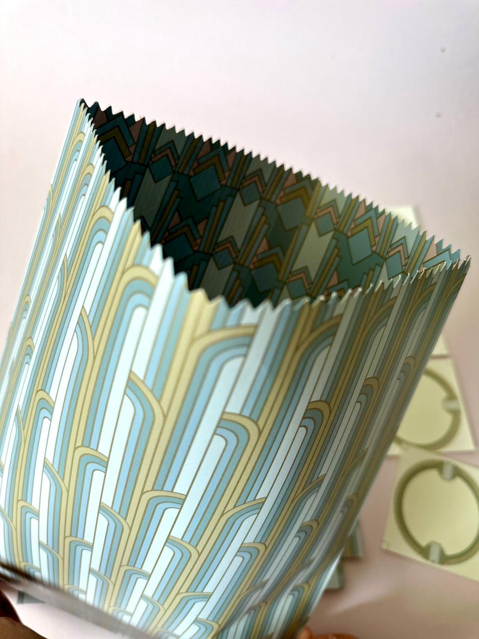 Gilded Era Blue Gift Envelopes and Stickers Set