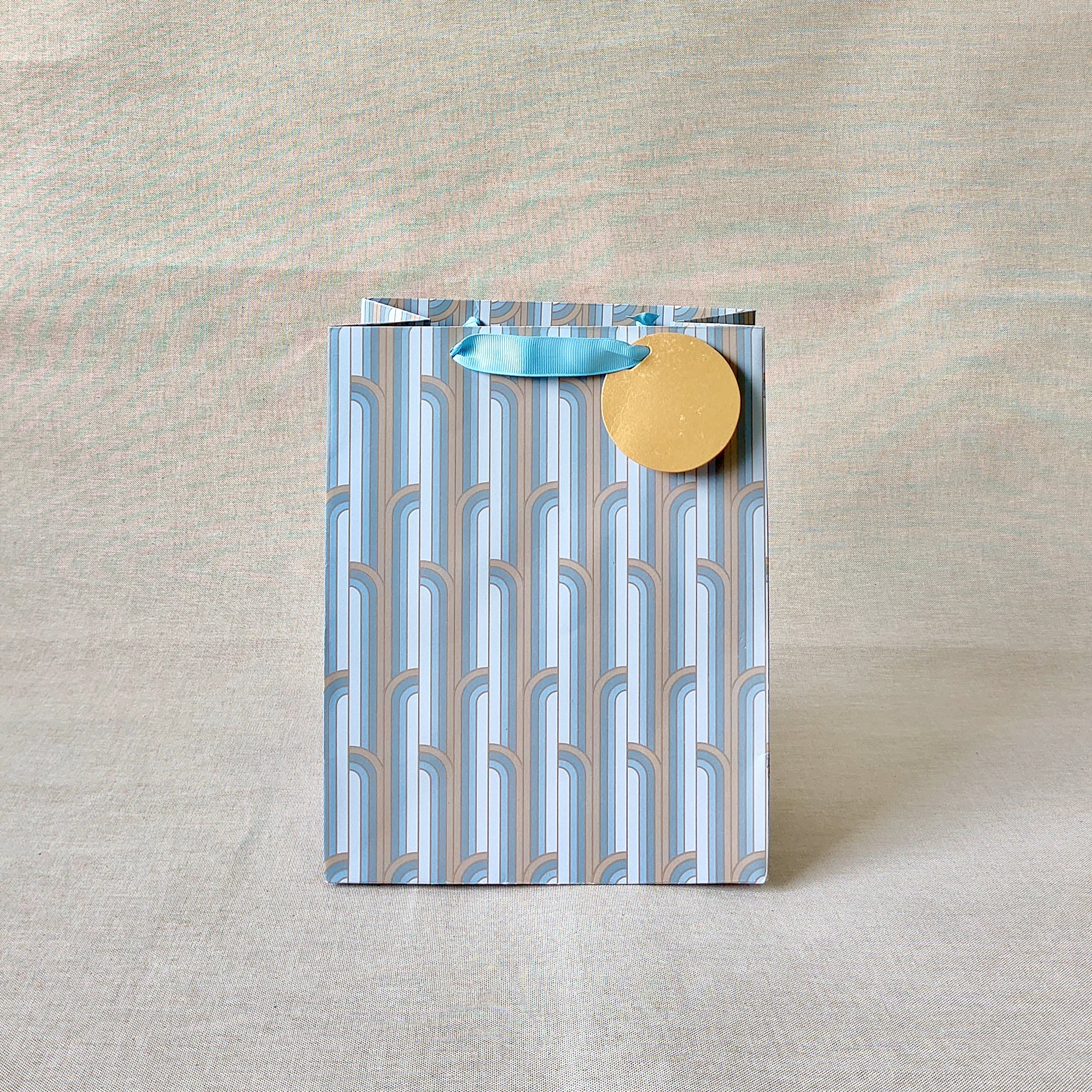 Gilded Era Blue Medium Bags