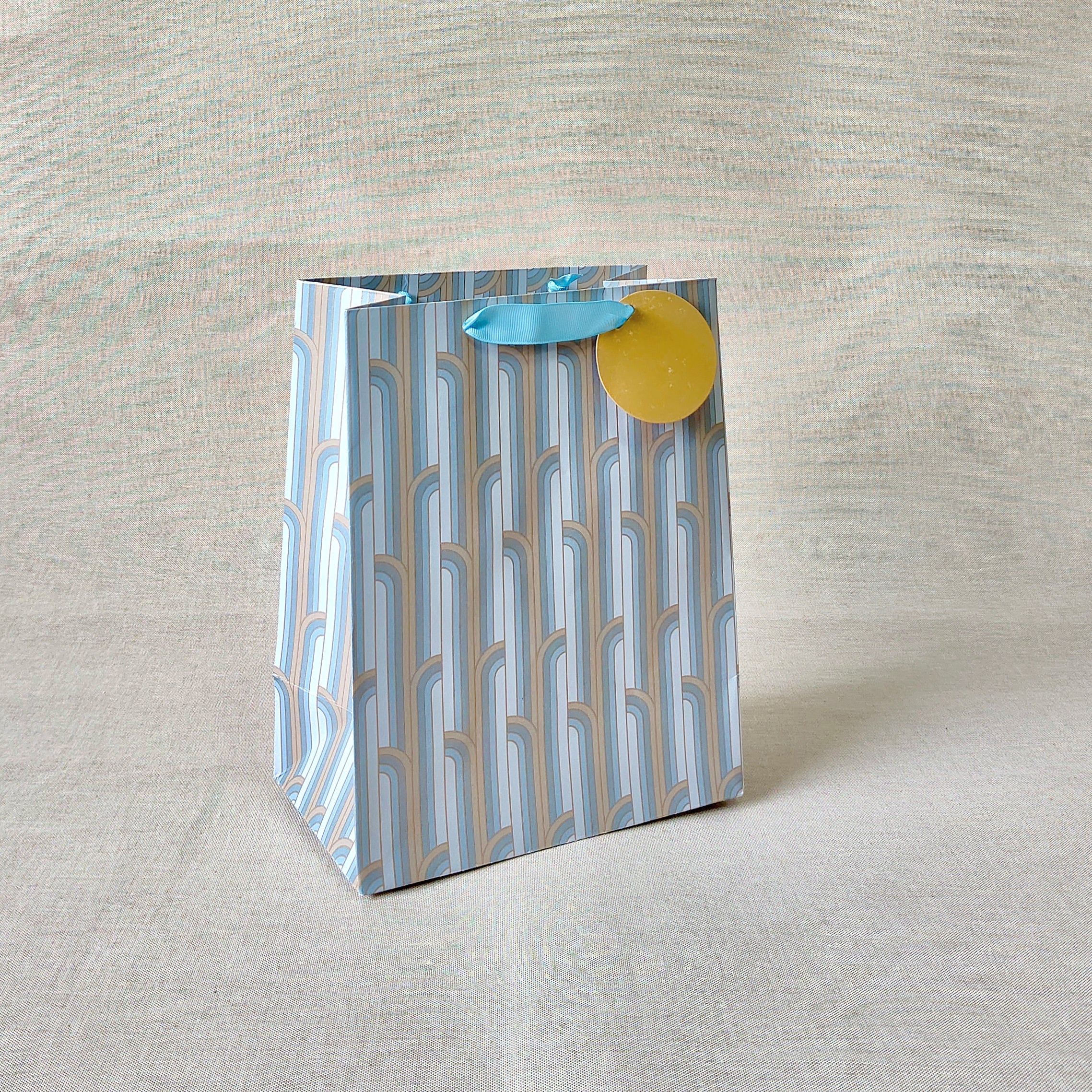 Gilded Era Blue Medium Bags with Tissues
