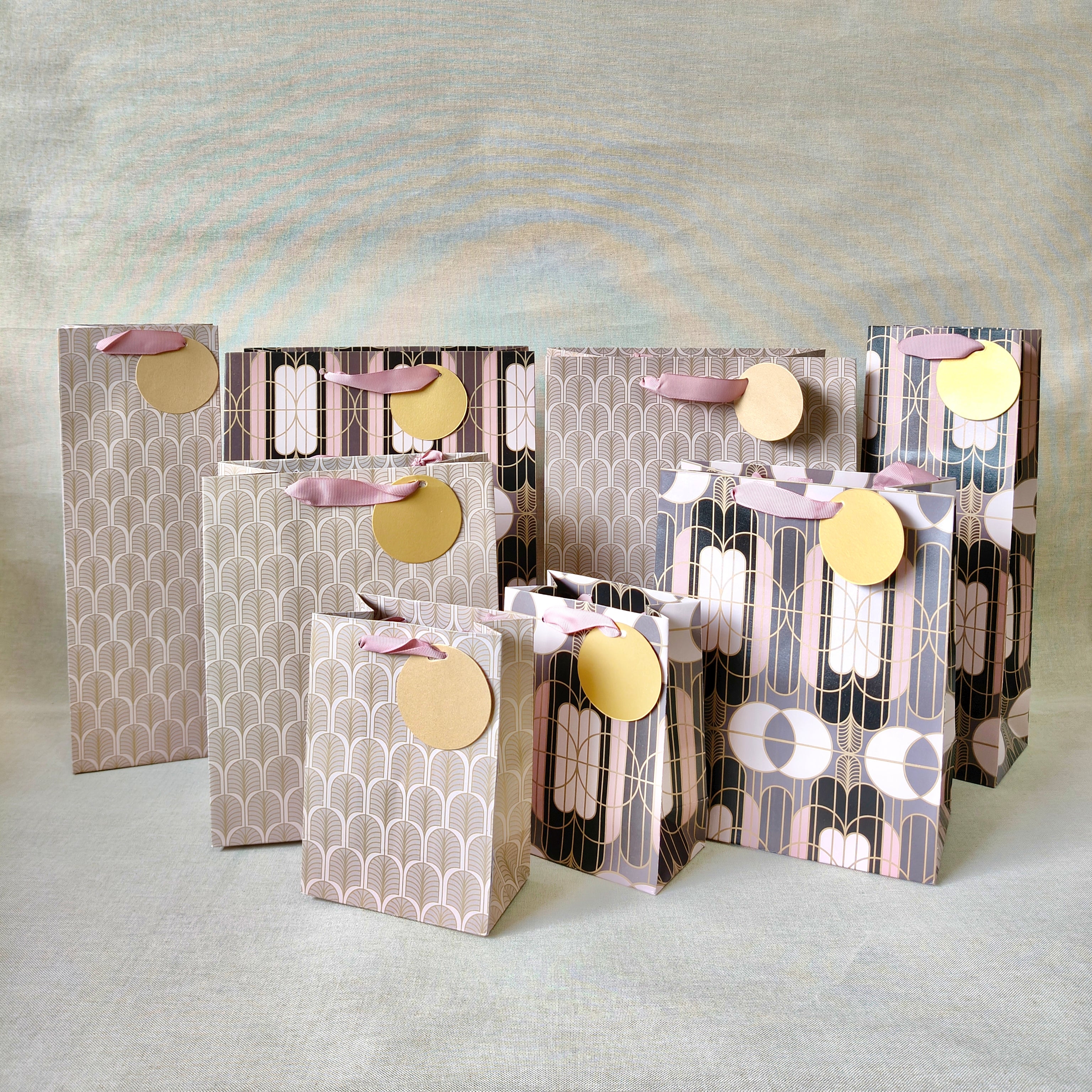 Gilded Era Rose Medium Bags