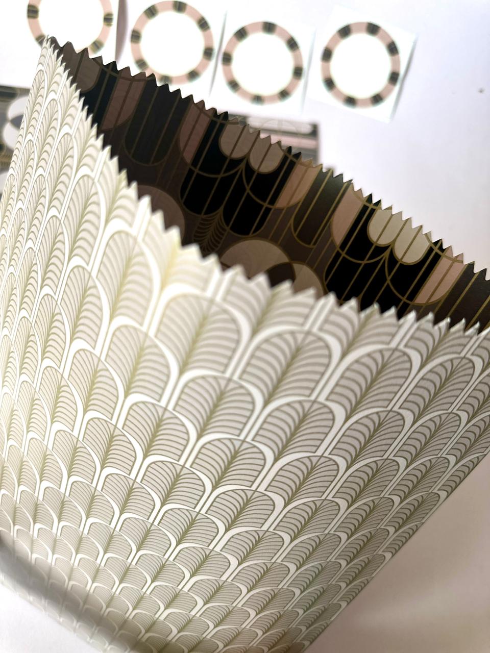 Gilded Era Rose Gift Envelopes and Stickers Set