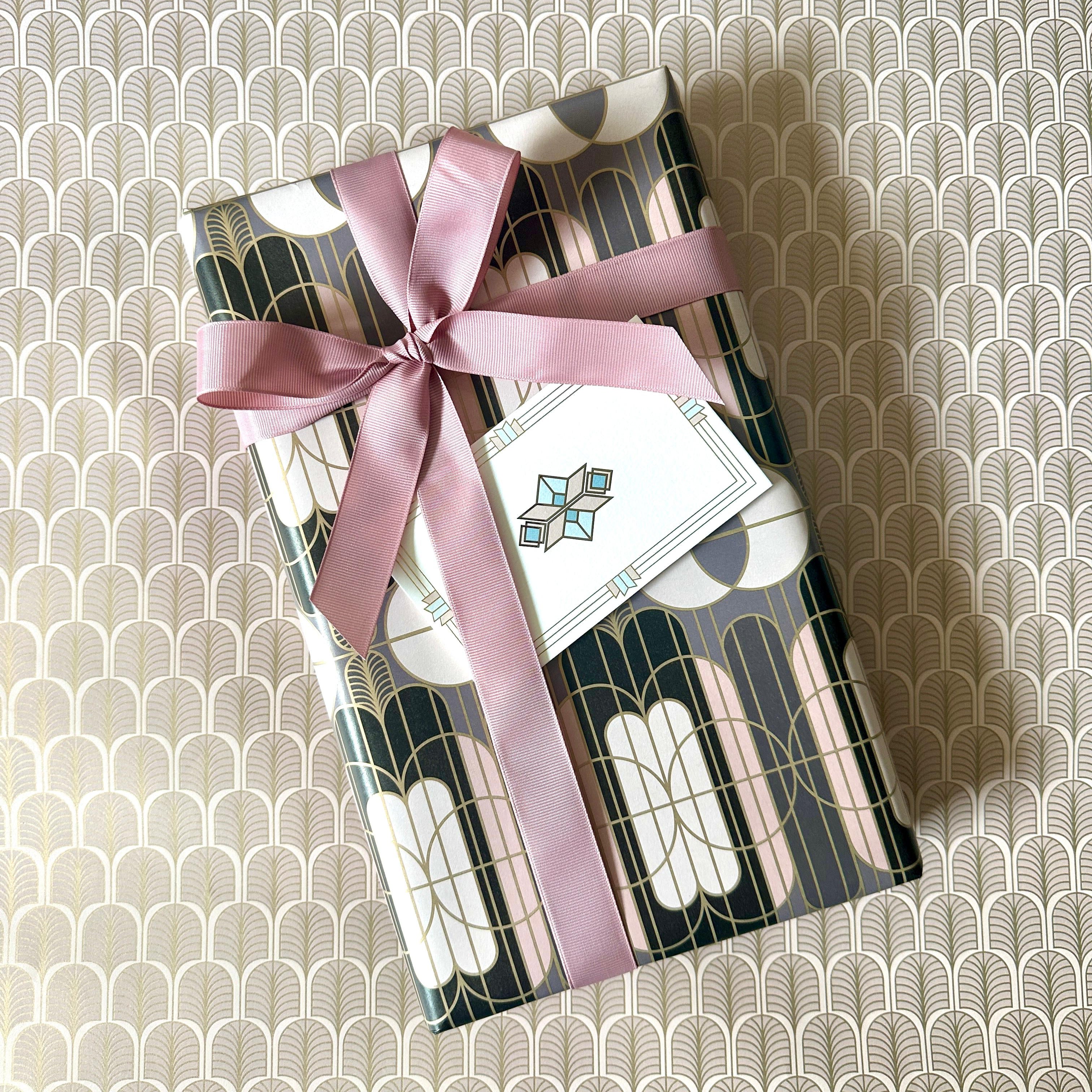 Gilded Era Rose Gift Wrap