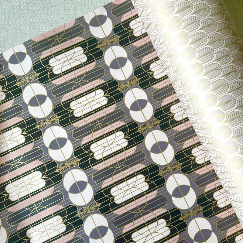 Gilded Era Rose Gift Wrap