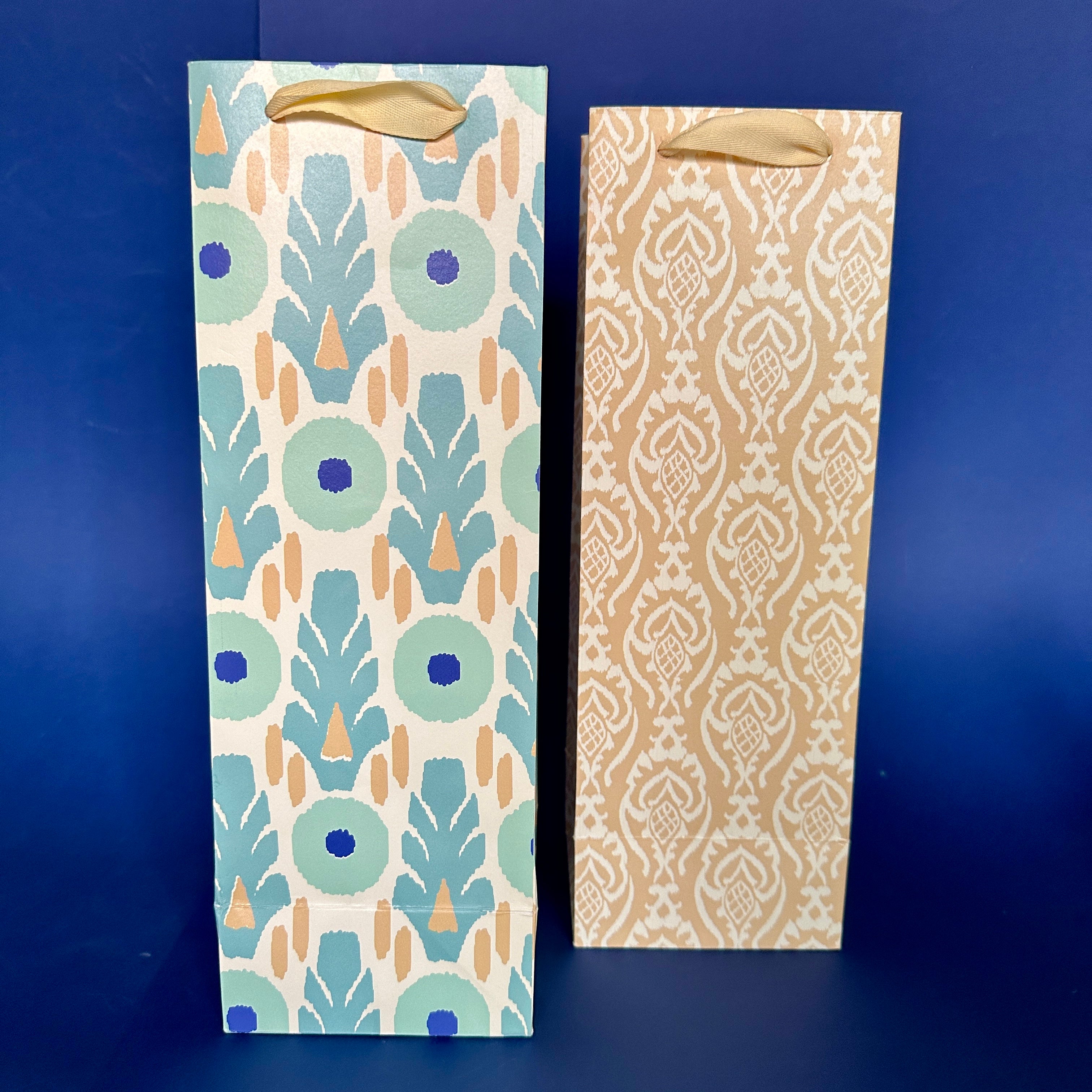 Ikat Revival Bottle Bags