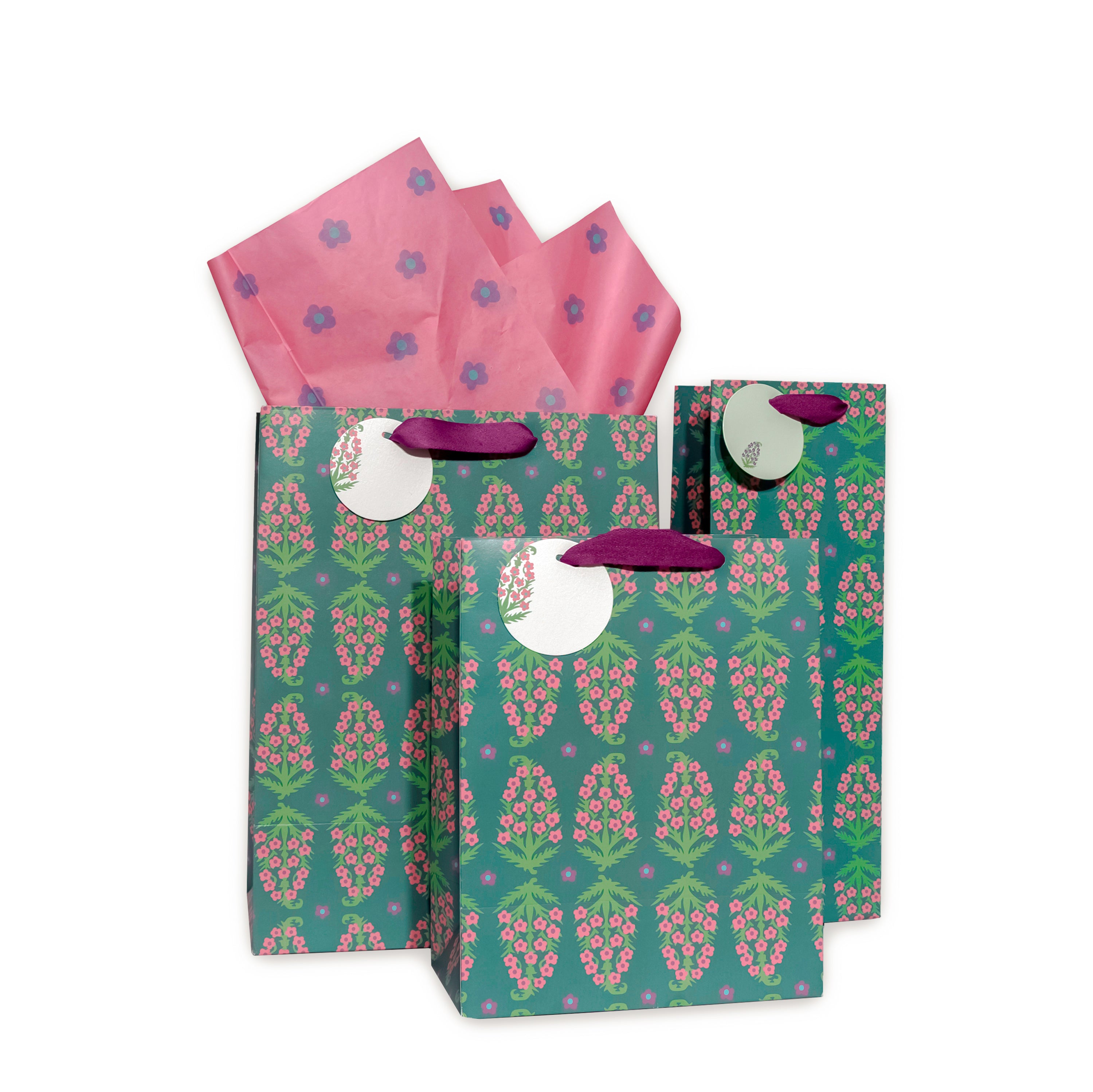 Paisley Medium Gift Bags with Tissues
