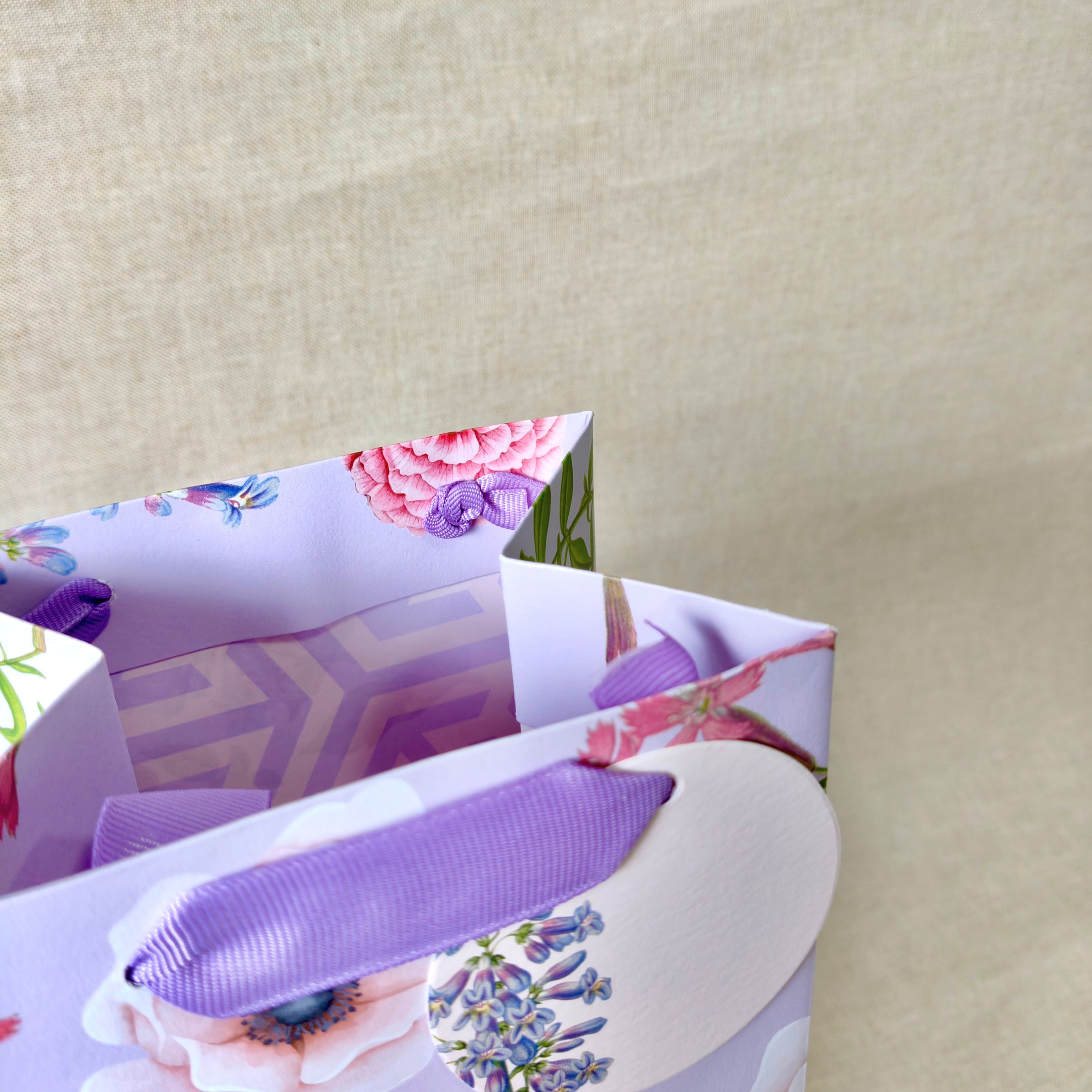 Violet Bottle Bags