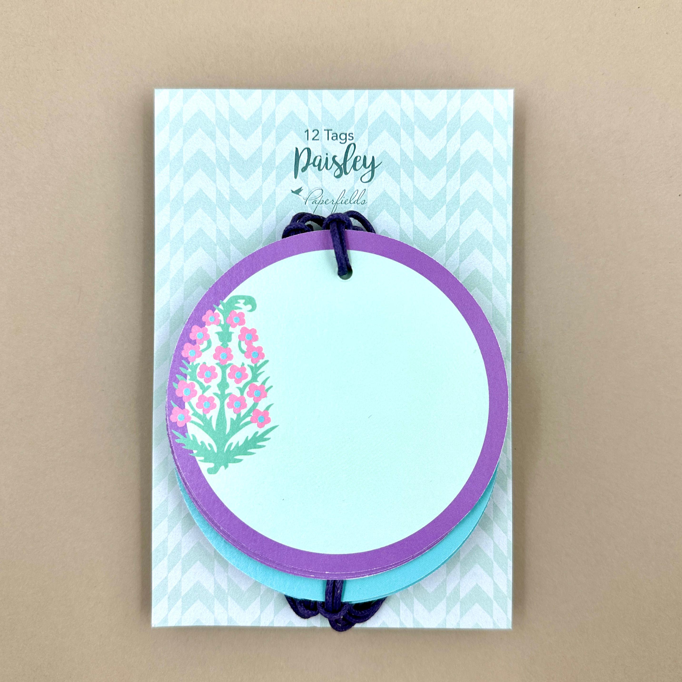 Paisley Gift Tags