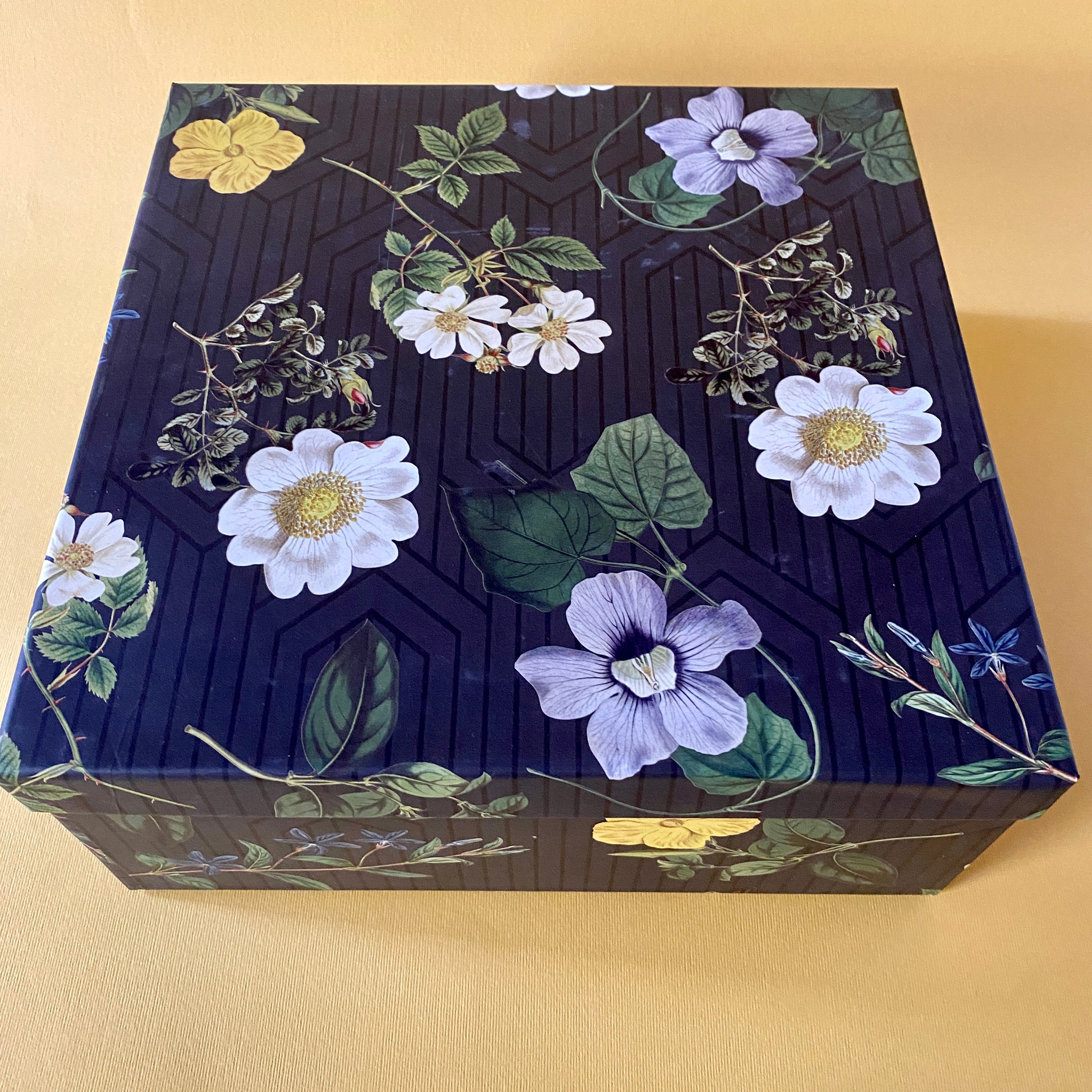Night Garden Large Square Gift Box