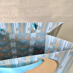 Gilded Era Blue Large Bags with Tissues