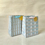 Gilded Era Blue Medium Bags