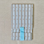 Gilded Era Blue Stripes Collapsible Box with Ribbon