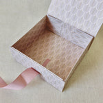 Gilded Era Fountain Collapsible Box with Ribbon