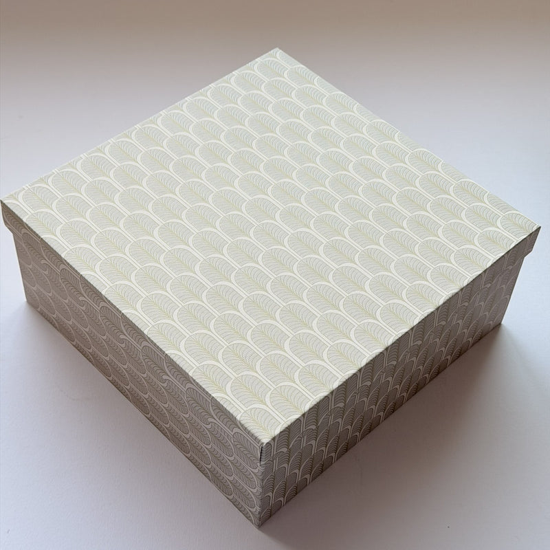 Gilded Era Fountain Medium Square Gift Box