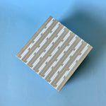 Gilded Stripes Small Square Gift Box