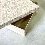 Ikat Revival Damask Large Square Gift Box