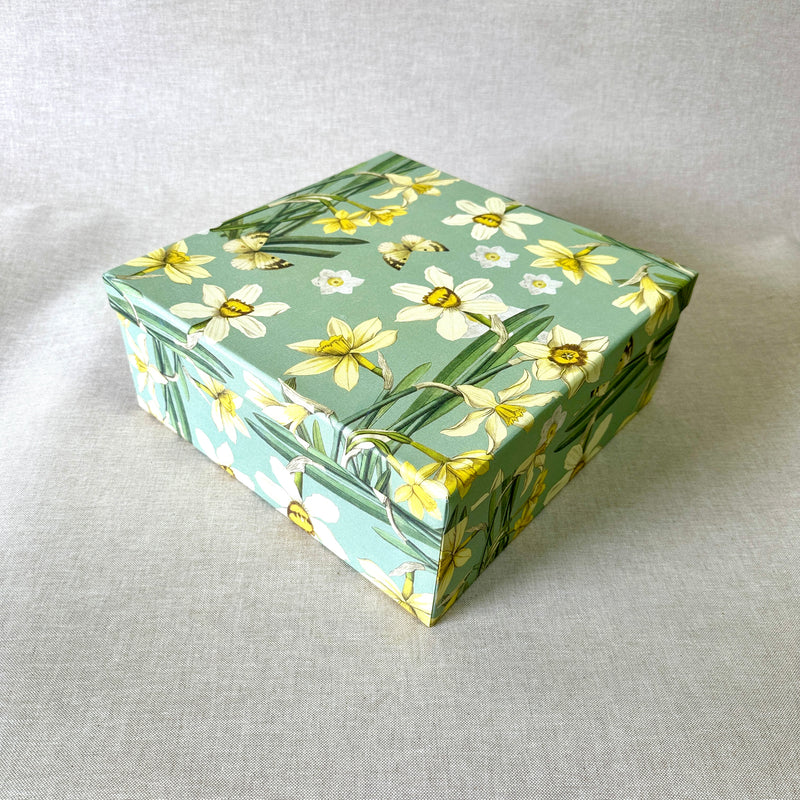 Daffodils Medium Square Gift Box