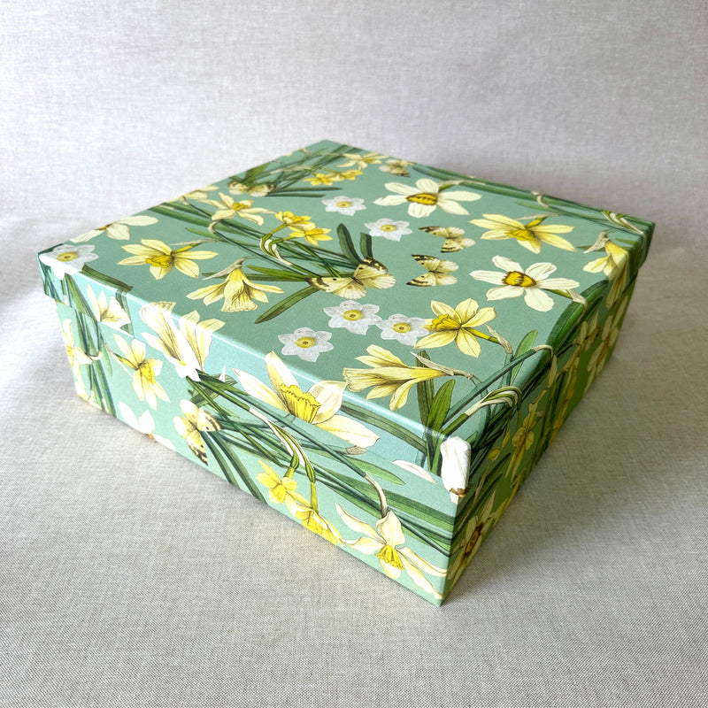 Daffodils Large Square Gift Box