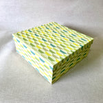 Daffodils Geometric Large Square Gift Box