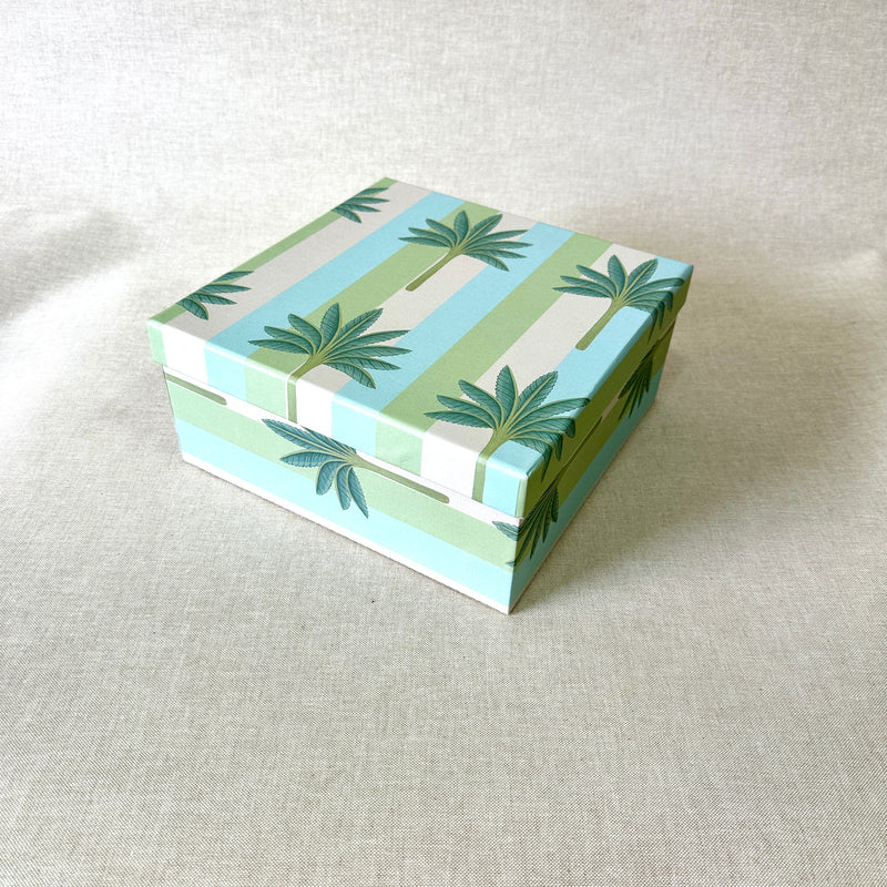 Bagh Palm Small Square Gift Box