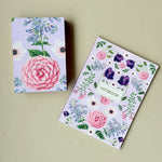 Violet Blooms Desk Set