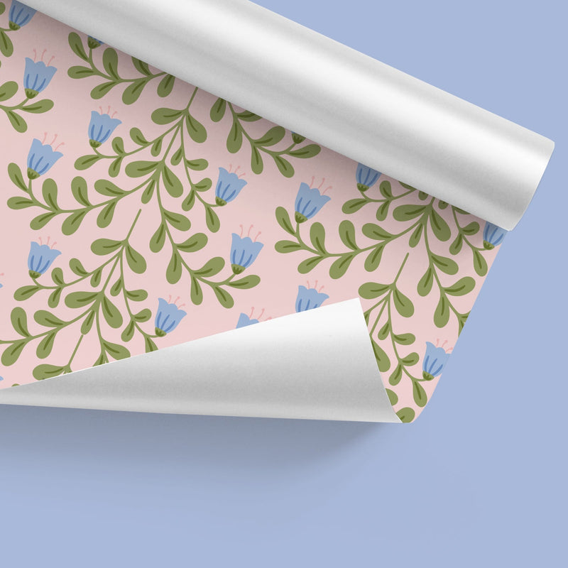 Ivy Pink Gift Wrap