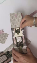 Gilded Rose Ribbon Envelopes with Notecards