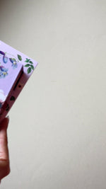 Violet Blooms Desk Set