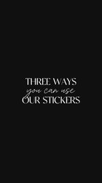 Ikat Revival Stickers